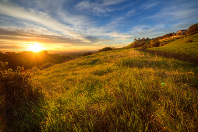 Обои картинки фото природа, восходы, закаты, рассвет