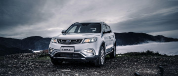 Картинка geely+boyue +2018 автомобили geely джили кроссовер природа 2018 boyue