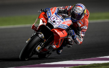 Картинка андреа+довициозо++на+ducati+ 2018 спорт мотоспорт ducati gp18 sportbikes raceway bikes motogp qatar andrea dovizioso team motorcycle racer