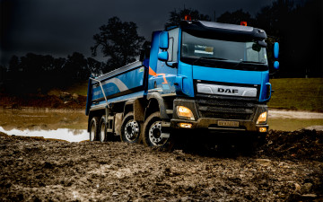 Картинка daf+cf+ 2018 автомобили daf евро 6 бездорожье грузовик 8x4 euro tipper truck offroad cf