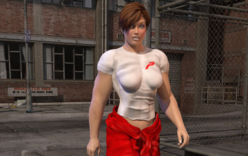 Картинка 3д+графика люди+ people фон взгляд девушка