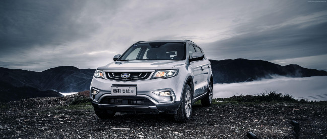 Обои картинки фото geely boyue,  2018, автомобили, geely, джили, кроссовер, природа, 2018, boyue