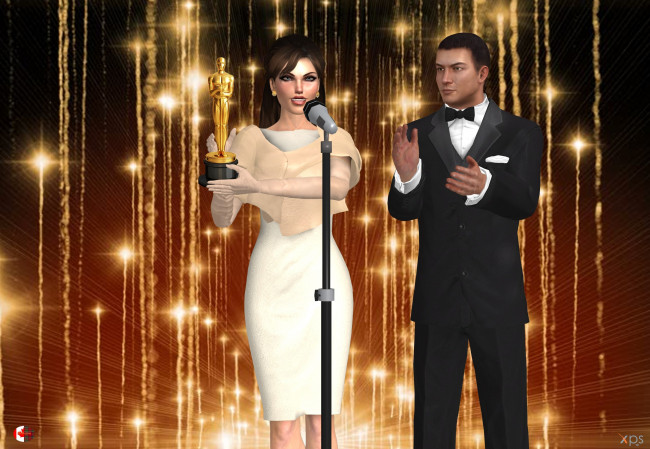 Обои картинки фото 3д графика, люди , people, парень, фон, взгляд, девушка