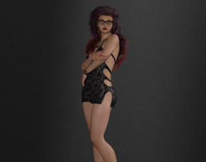 Картинка 3д+графика люди+ people фон взгляд девушка