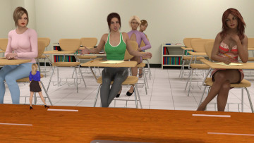 Картинка 3д+графика фантазия+ fantasy девушка фон взгляд