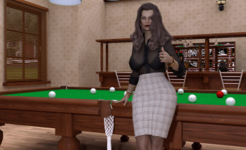 Картинка 3д+графика люди+ people девушка фон взгляд