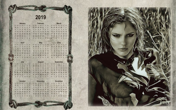 Картинка календари компьютерный+дизайн девушка