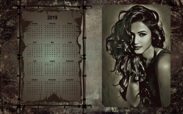 Картинка календари компьютерный+дизайн портрет девушка