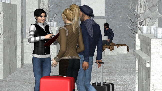 Обои картинки фото 3д графика, люди , people, грудь, фон, взгляд, девушки