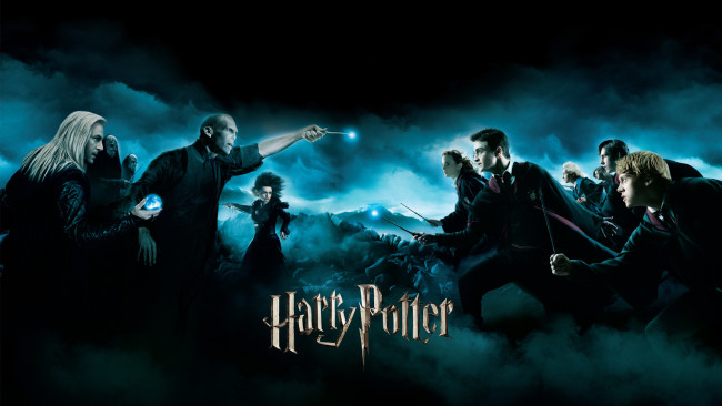Обои картинки фото кино фильмы, harry potter and the order of the phoenix, война, дети, пожиратели