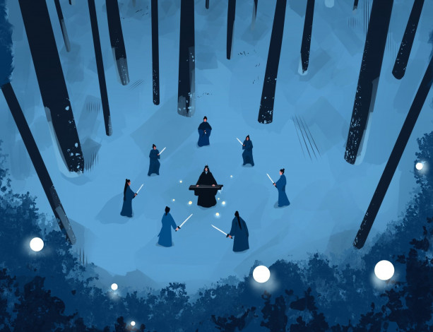 Обои картинки фото hill @honeyiling, аниме, mo dao zu shi, the, untamed, неукротимый, повелитель, чэньцин, мосян, тунсю, mo, dao, zu, shi, магистр, дьявольского, культа