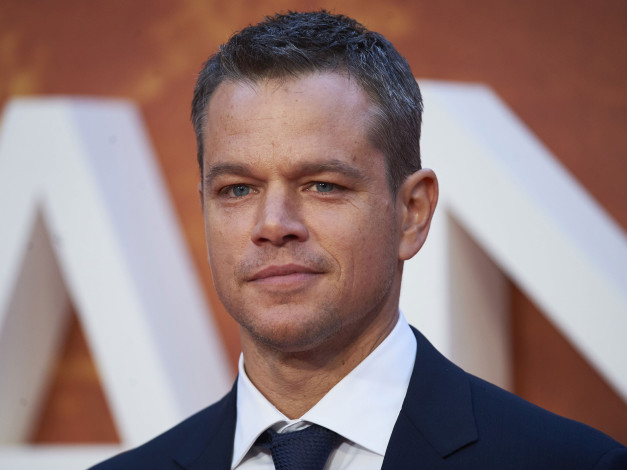 Обои картинки фото мужчины, matt damon, актер, лицо, костюм