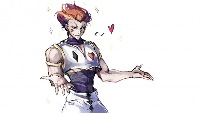 Обои картинки фото аниме, hunter x hunter, хисока