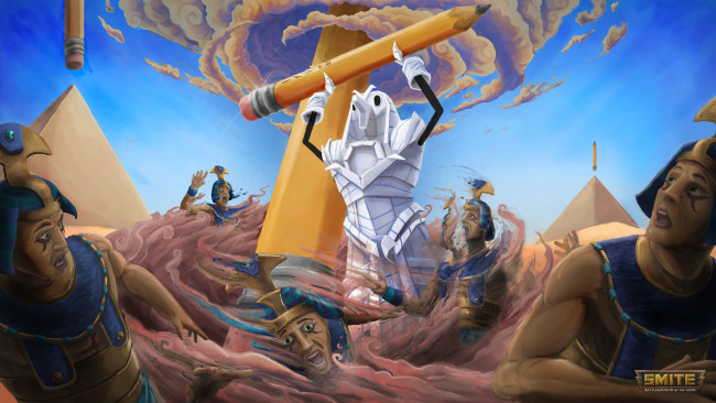 Обои картинки фото видео игры, smite