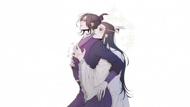 Обои картинки фото аниме, mo dao zu shi, the, untamed, неукротимый, повелитель, чэньцин, мосян, тунсю, mo, dao, zu, shi, магистр, дьявольского, культа