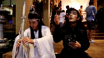 обоя разное, знаменитости, ван, ибо, сяо, чжань, съемки, костюмы, люди