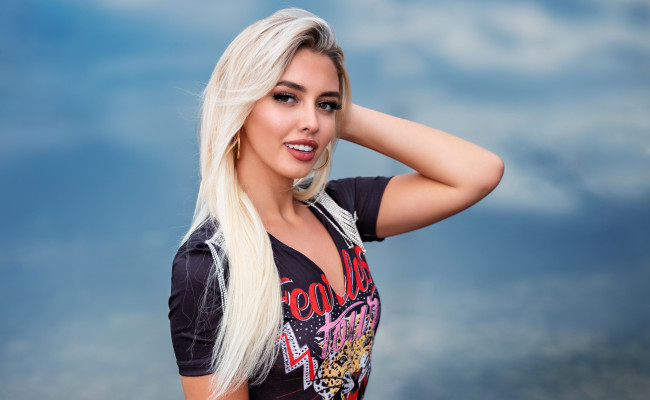 Обои картинки фото девушки, - блондинки,  светловолосые, девушка, позирует, christopher, rankin