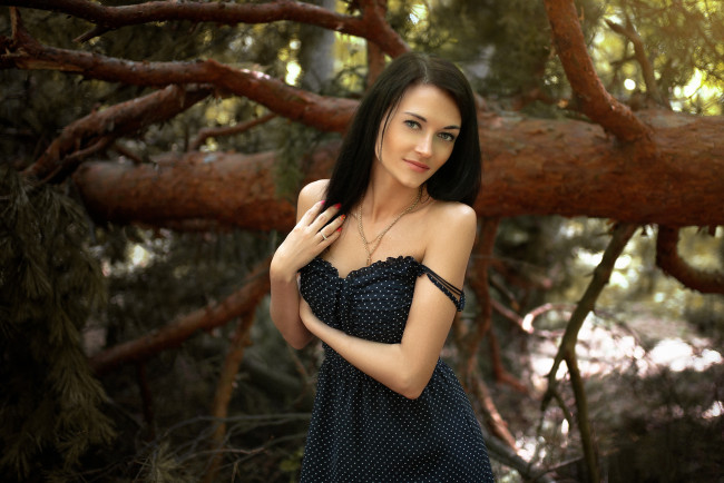 Обои картинки фото девушки, - брюнетки,  шатенки, девушка, позирует, станислав, максимов