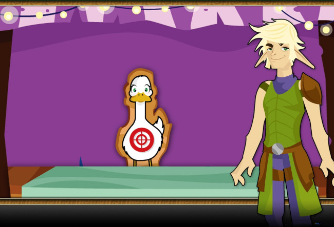 Обои картинки фото видео игры, twin skies, эльф, тир, мишень