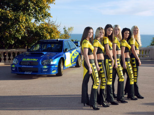 Картинка автомобили авто девушками