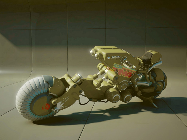 Обои картинки фото мотоциклы, 3d