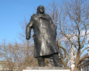 Картинка sir winston churchill города лондон великобритания