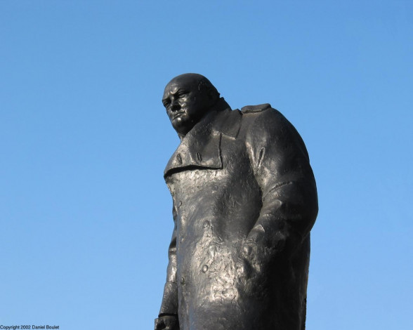 Обои картинки фото sir, winston, churchill, города, лондон, великобритания