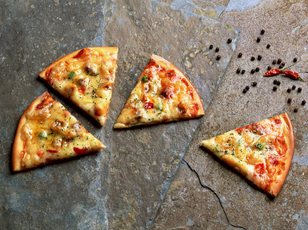 Обои картинки фото еда, пицца