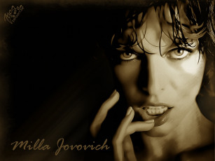 Картинка milla jovovich рисованные люди