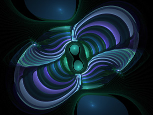 Картинка 3д графика fractal фракталы