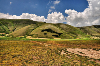 Картинка monti sibillini природа горы umbria