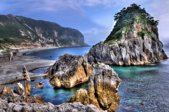 Картинка природа побережье скалы