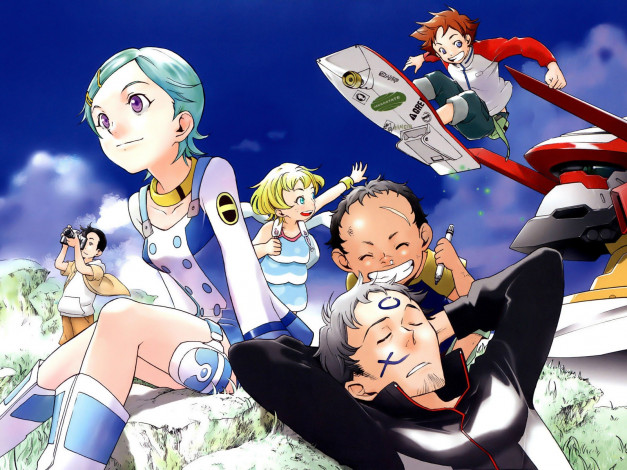 Обои картинки фото аниме, eureka, seven