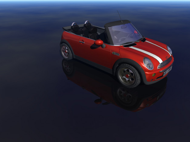 Обои картинки фото автомобили, 3д, красный