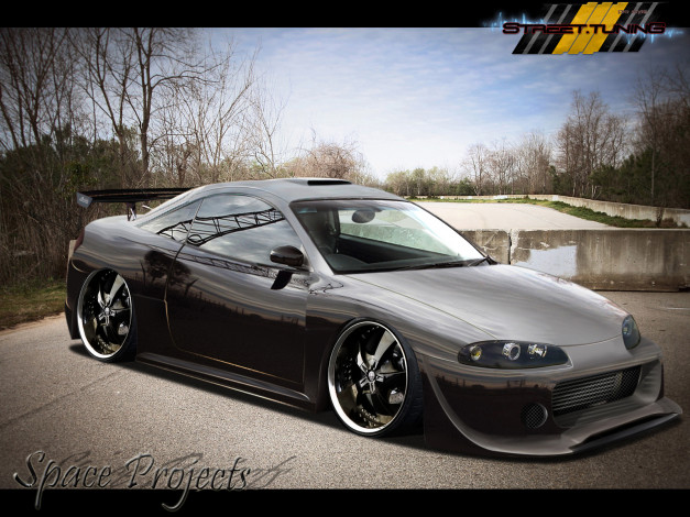 Обои картинки фото автомобили, виртуальный, тюнинг, eclipse