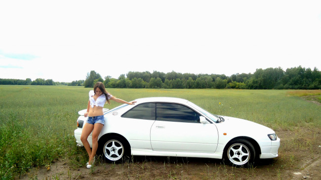 Обои картинки фото автомобили, авто, девушками, девушки, и