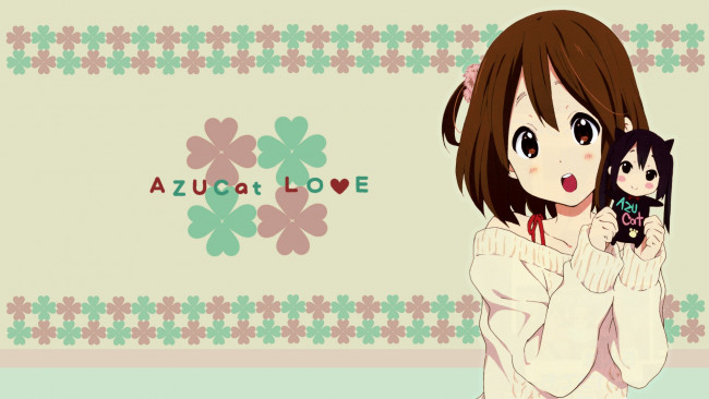 Обои картинки фото аниме, on, k-on