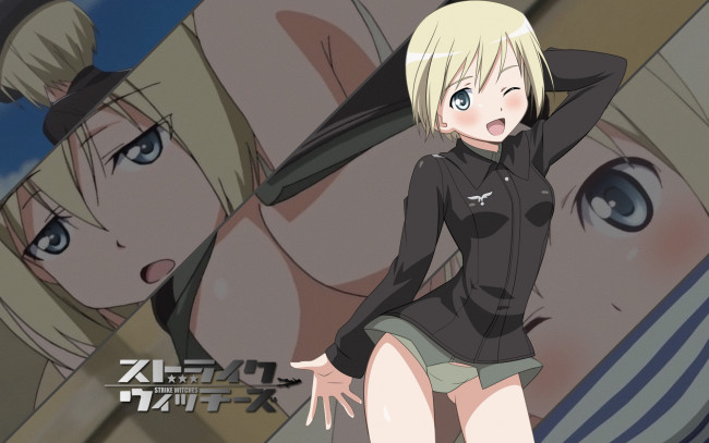 Обои картинки фото аниме, strike, witches