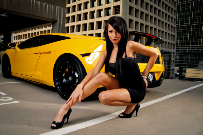 Обои картинки фото автомобили, авто, девушками, девушки, и