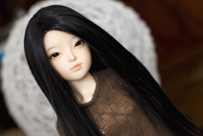 Обои картинки фото разное, игрушки, азиатка, кукла