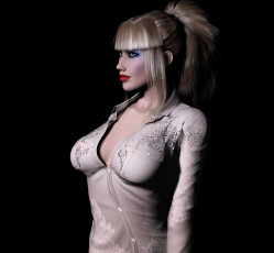 обоя 3д графика, people , люди, взгляд, девушка, фон