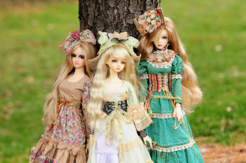 Картинка разное игрушки куклы