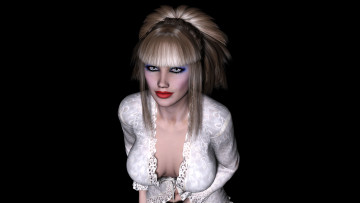 Картинка 3д+графика people+ люди фон взгляд девушка