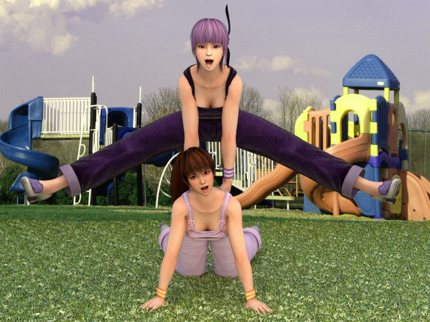 Обои картинки фото 3д графика, anime , аниме, девушки