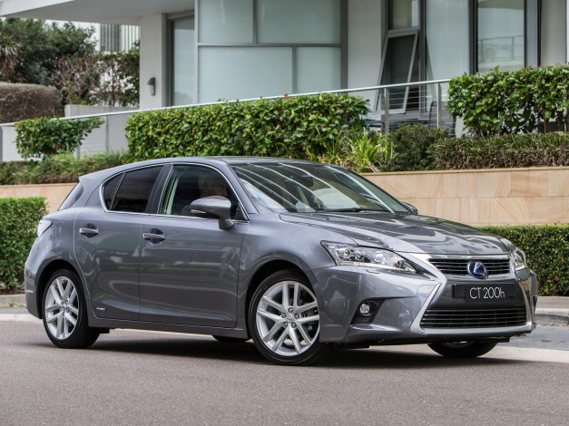 Обои картинки фото автомобили, lexus, ct, 2014г, au-spec, 200h