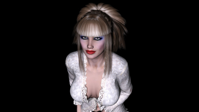 Обои картинки фото 3д графика, people , люди, фон, взгляд, девушка