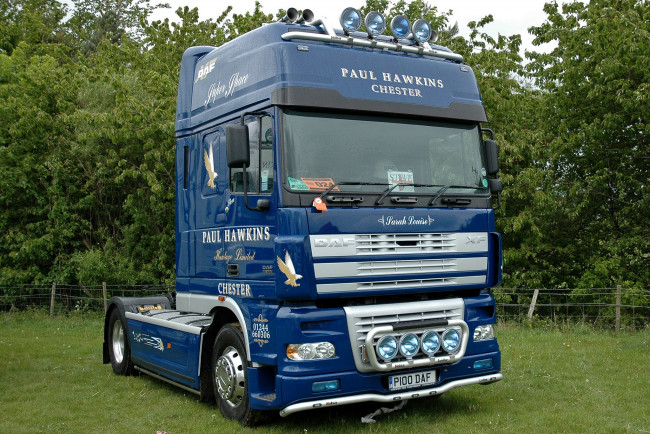 Обои картинки фото автомобили, daf, тягач, седельный, грузовик, тяжёлый