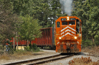 Картинка техника поезда рельсы дорога железная состав локомотив