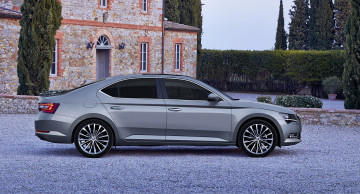 обоя автомобили, skoda, superb, 2015г