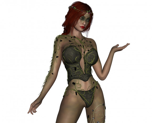 Обои картинки фото 3д графика, фантазия , fantasy, фон, взгляд, девушка